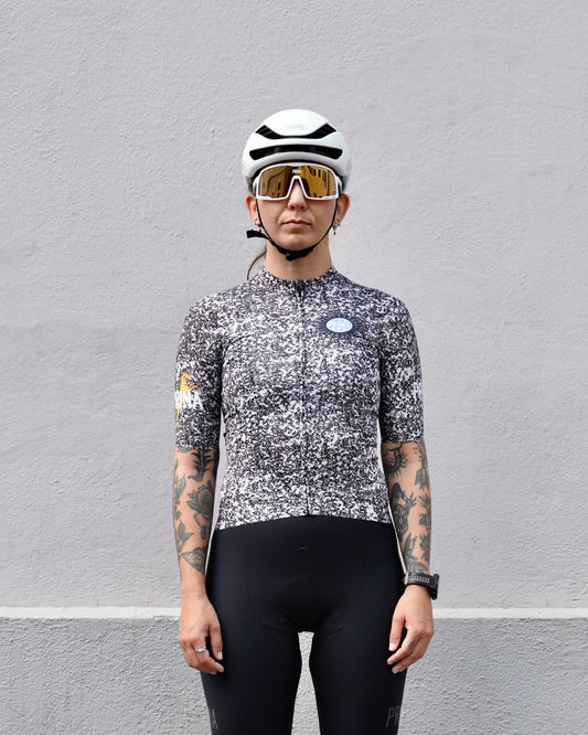 PRIMA base jersey women Marble Black