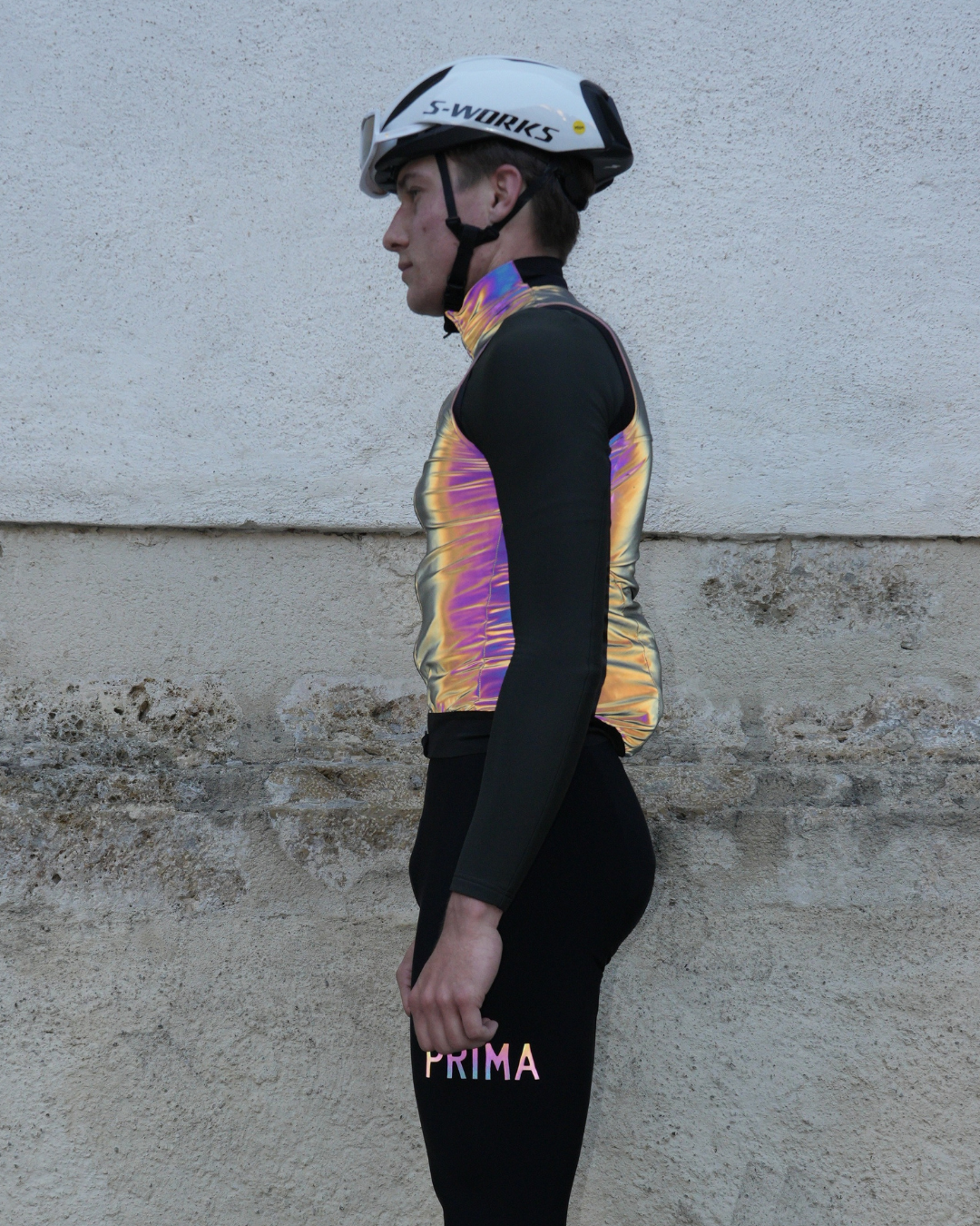 PRIMA aurora iridescent gilet