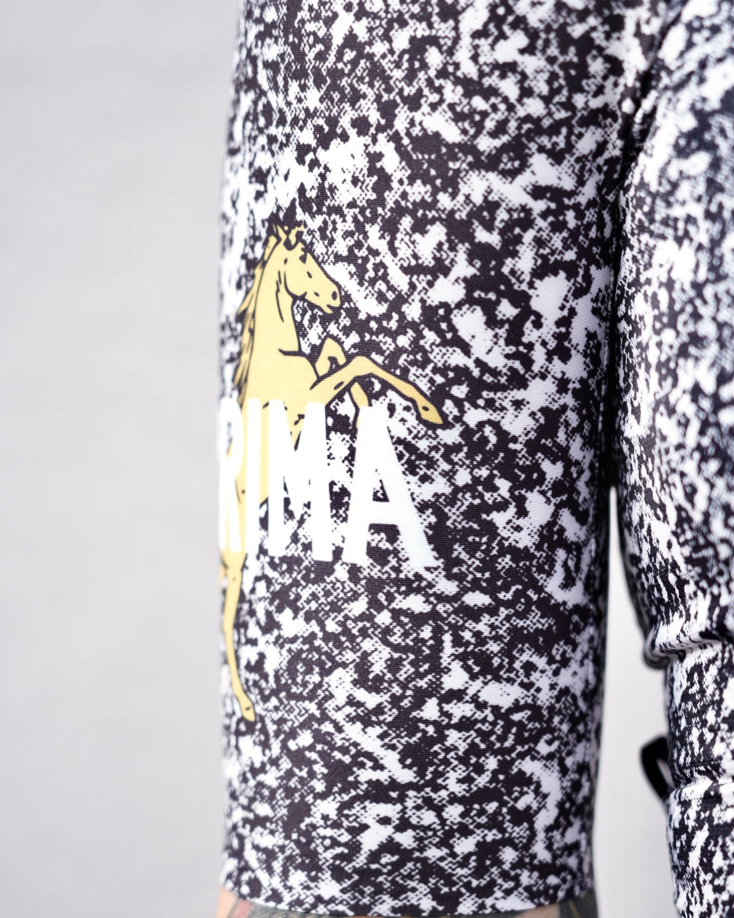 PRIMA base jersey women Marble Black