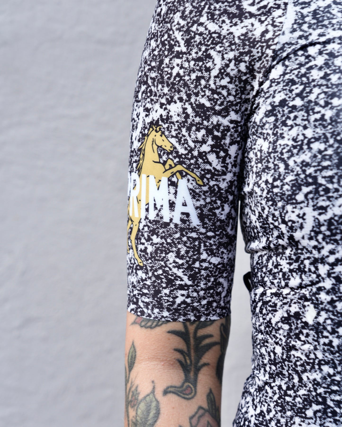 PRIMA base jersey women Marble Black
