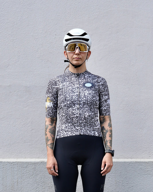 PRIMA base jersey women Marble Black
