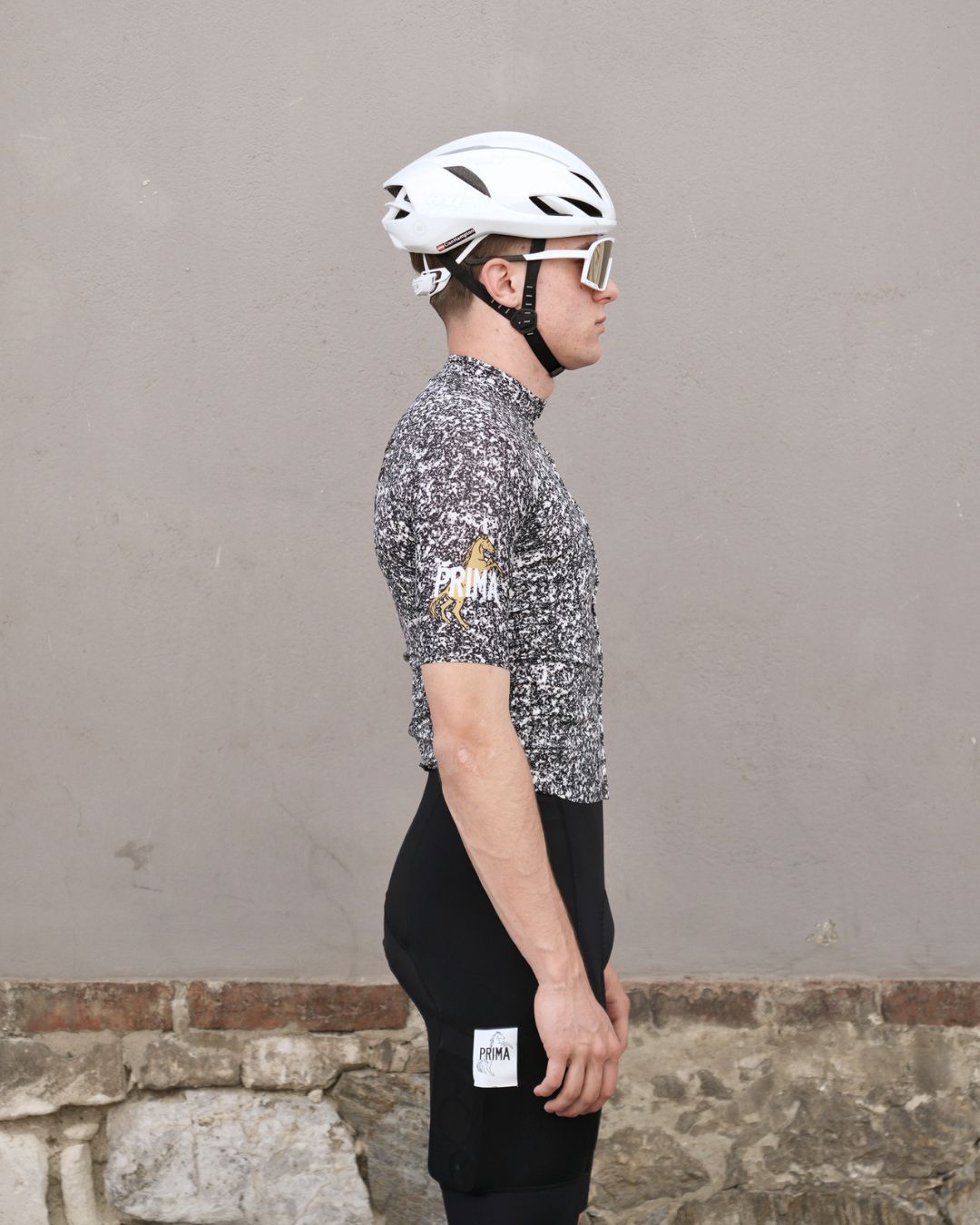 PRIMA base jersey Marble Black