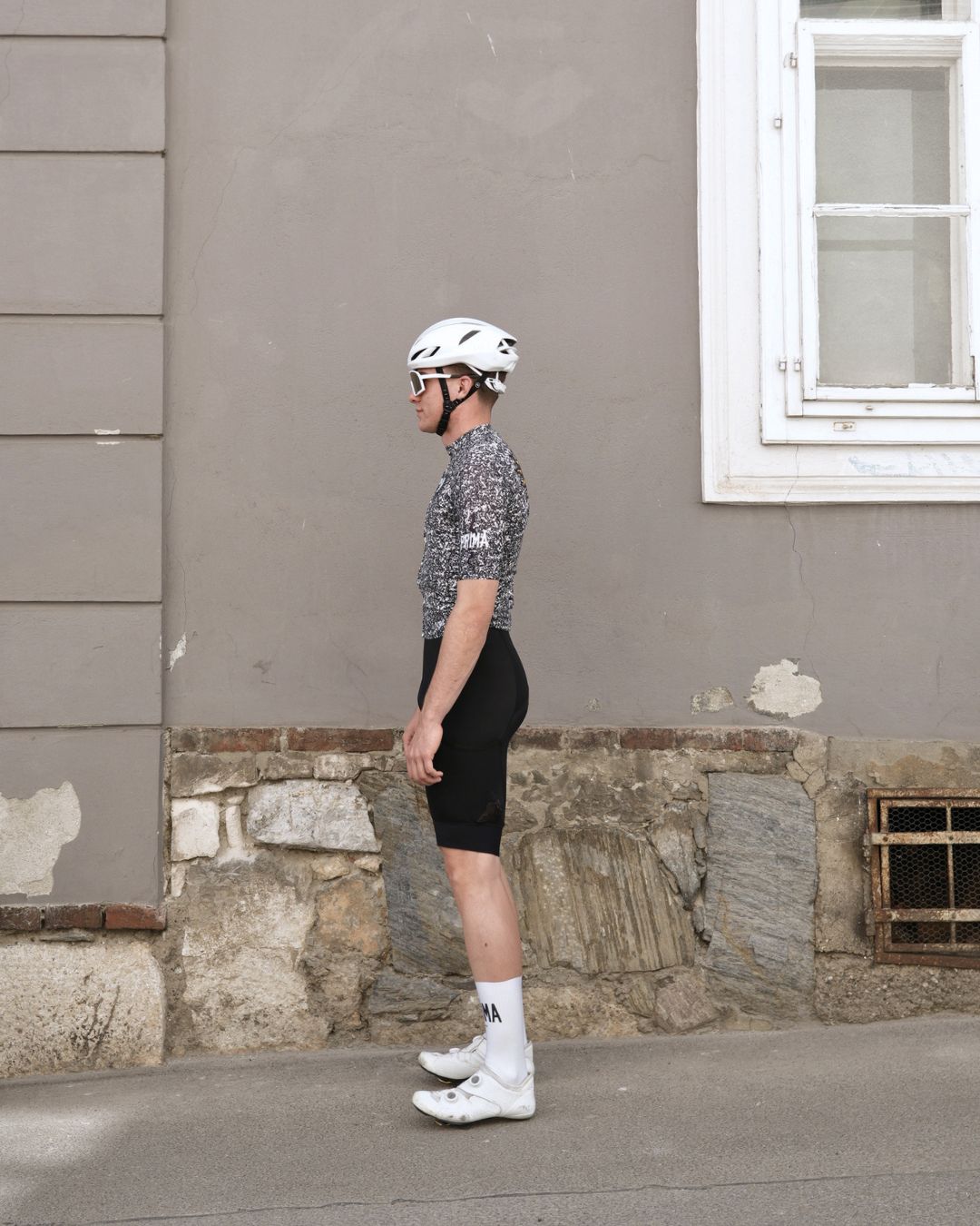 PRIMA base jersey Marble Black