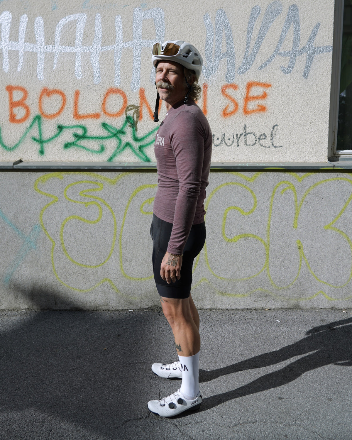 PRIMA merino long sleeve button jersey