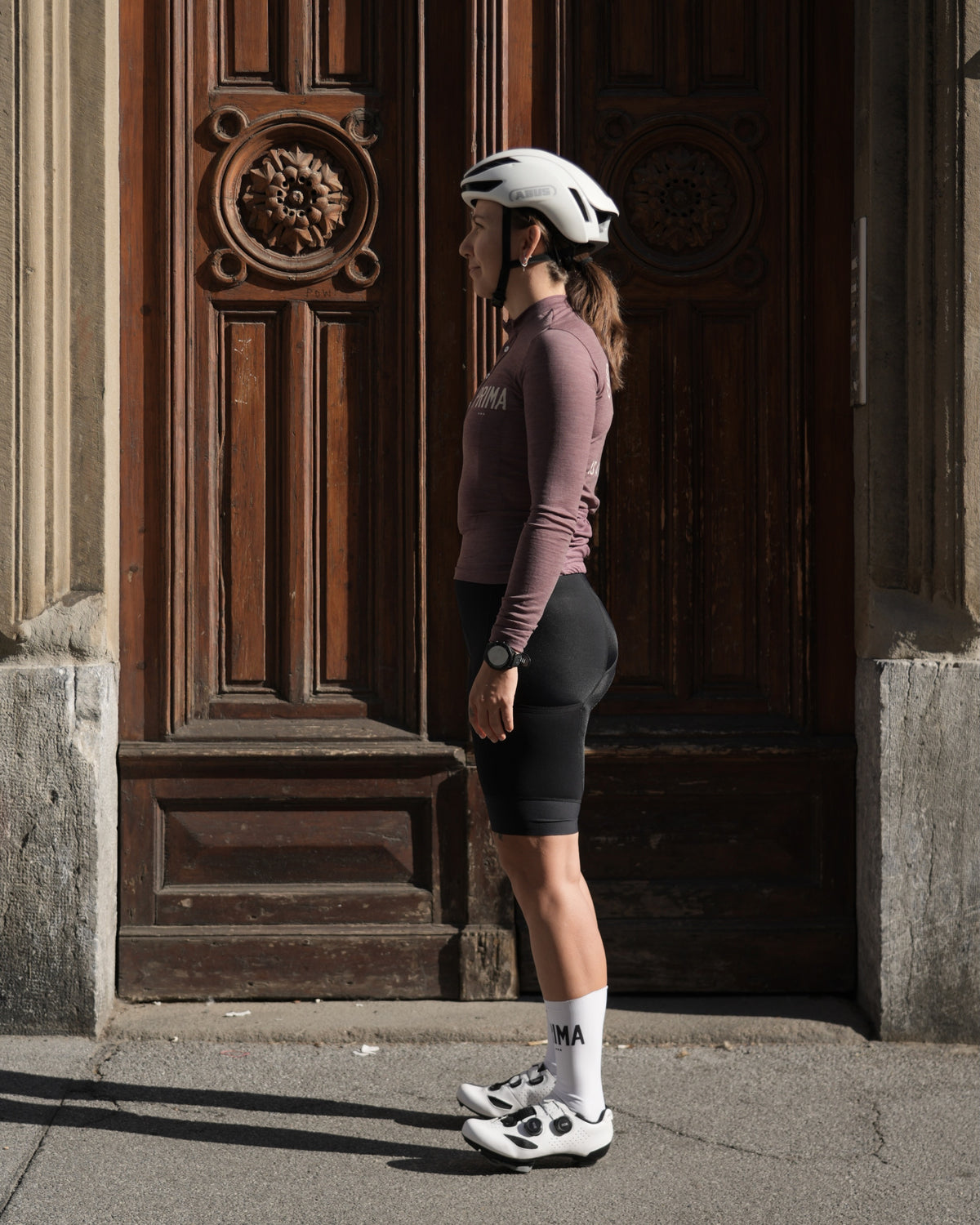 PRIMA merino women long sleeve button jersey