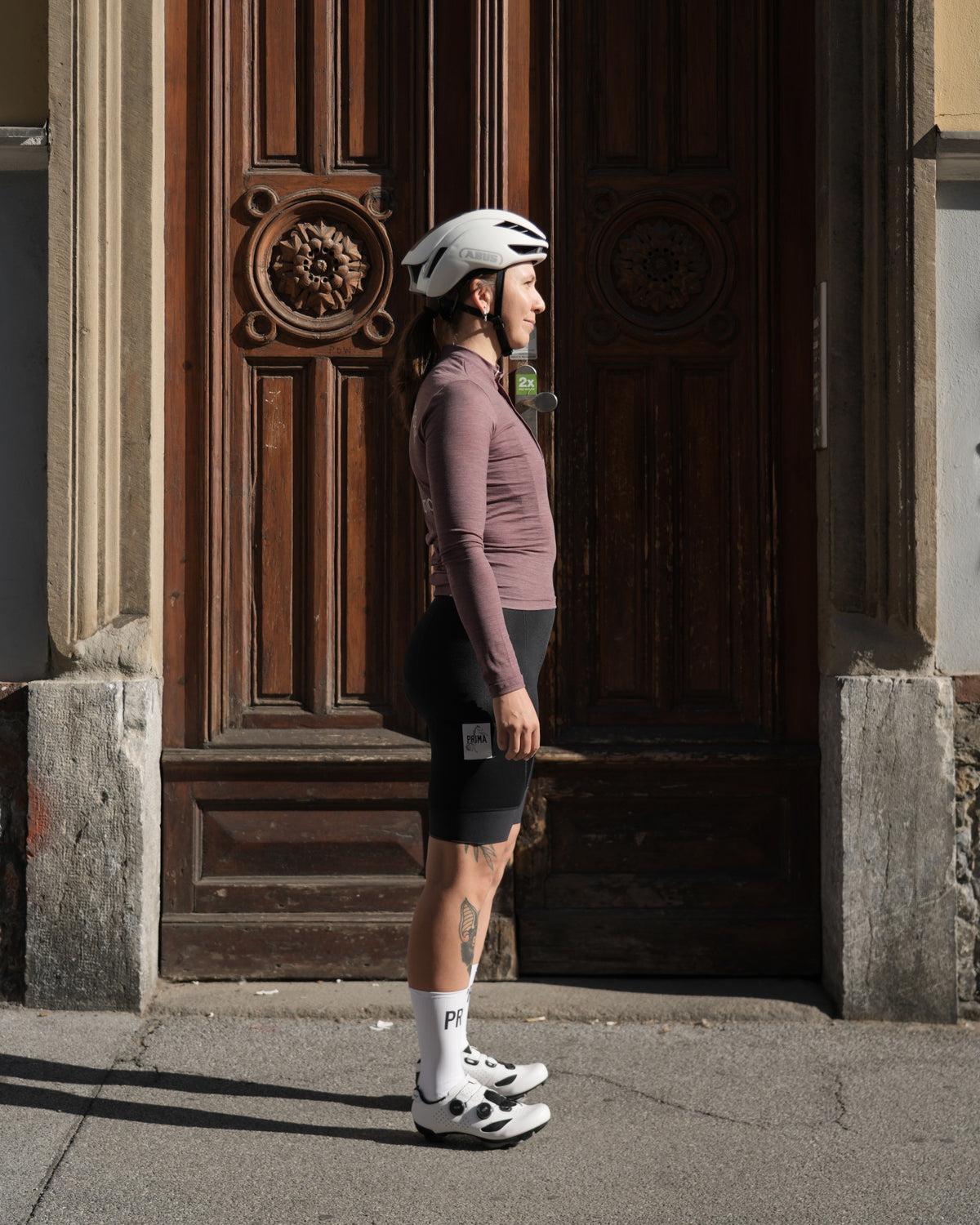 PRIMA merino women long sleeve button jersey